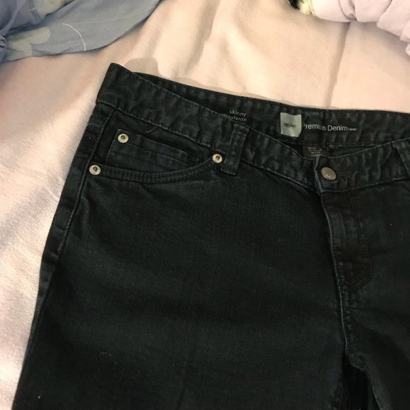 Mossimo Supply Co. Denim - Black Skinny Jeans